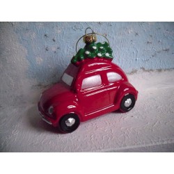 Weihnachtskugel Käfer mit Baum